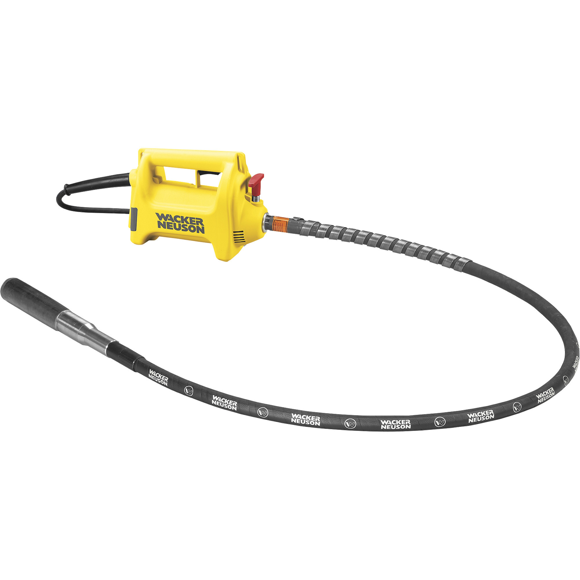 Wacker Neuson HMS Internal Concrete Vibrator Kit, Model# M2500-SM2S-H45HA/5100018048, 1.8kW Capacity Motor, 6.5ft. Flexible Shaft, 1 3/4in. Head